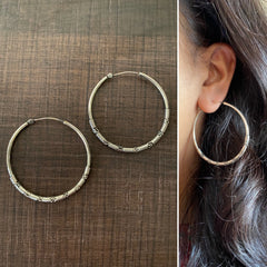 5 cm diameter wire work balis made in pure silver