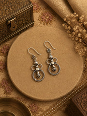 Light weight wire work oxidized finish hangings in pure silver