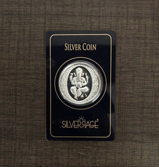 999 Silver, 10g Divine Ganesha pattern coin (single piece)