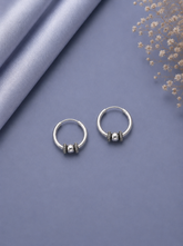1.5cm diameter wire work balis in pure silver