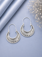 Fish scale pattern balis in pure silver