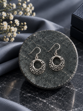 Jaali work round hangings in pure silver