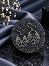 3.5 cm diameter six layer earrings made in pure silver