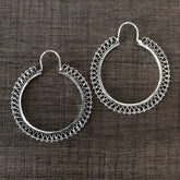 Cut work 5.2 cm balis in pure silver