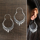 Big size cut work balis with an antique finish made in pure silver