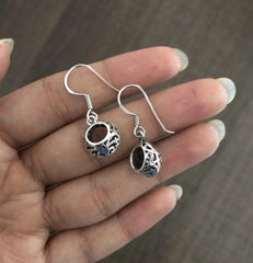 Jaali ball hangings in pure silver