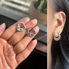 Three Starry Night balis in pure silver