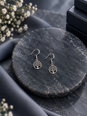 Tiny Tree of Life hangings in pure silver